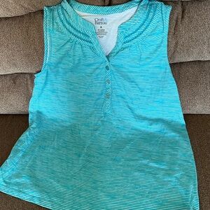 Croft & Barrow Striped Sleeveless Top. Size Medium